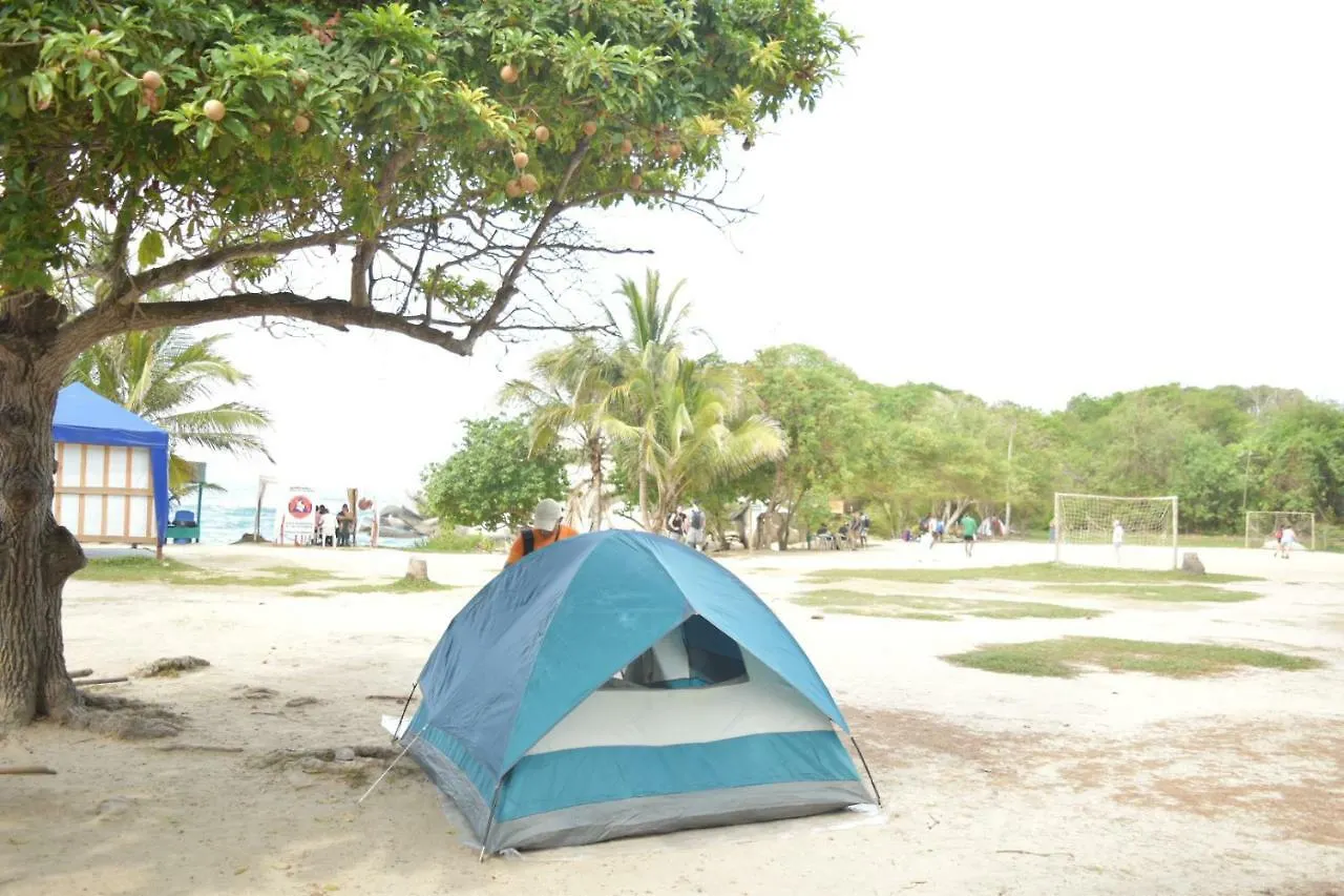 Campingplatz Hotel Cabo San Juan Del Guia Santa Marta  Kolumbien