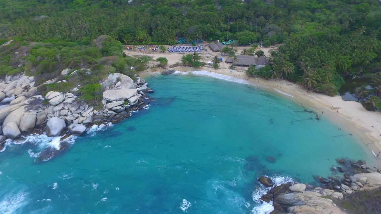 Campingplatz Hotel Cabo San Juan Del Guia Santa Marta  Kolumbien